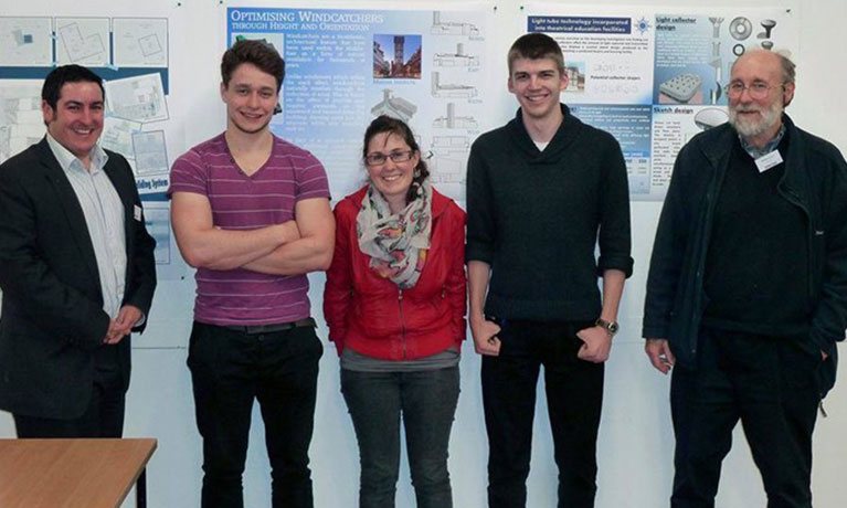 Carl Mills, Matthew, Maria, Dayle and Matthew Kinross.