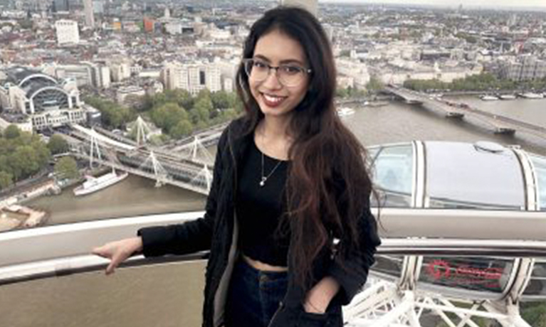 Lylia on the London Eye