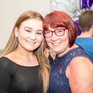 Liv Aston  with her mother