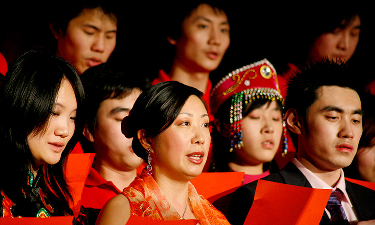 Group of singers