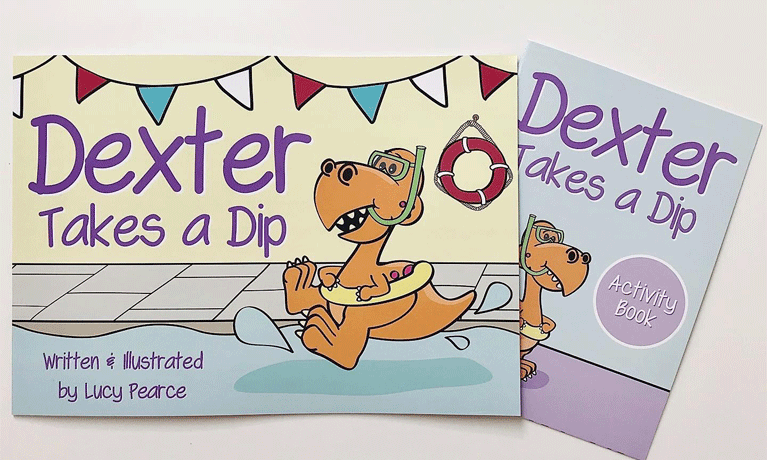 Dexter book and activity book