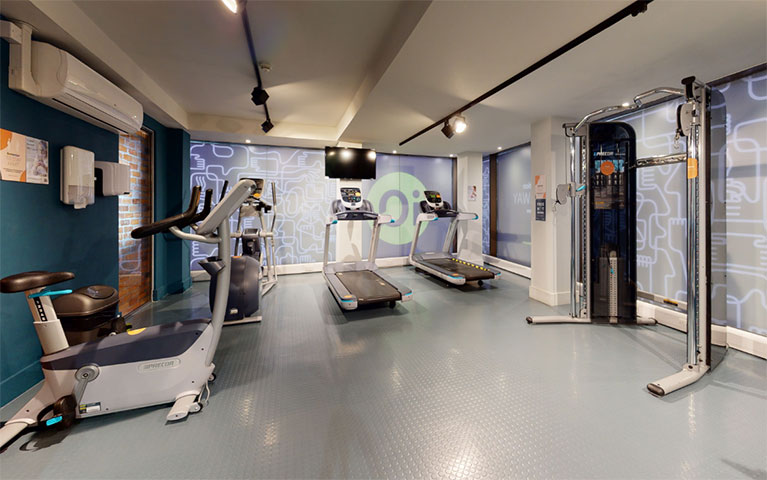 Magenta House amenities: gym