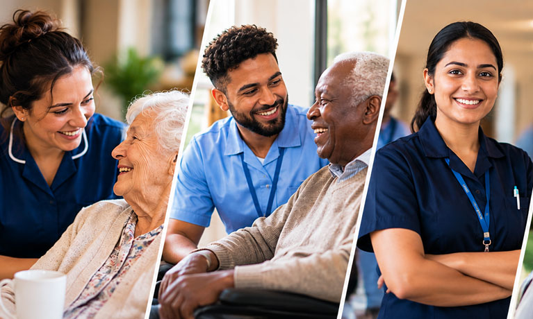montage of adult carers