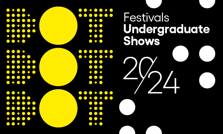 Festivals Undergraduate Degree Shows 2024 Yellow Dot Graphics Arwork