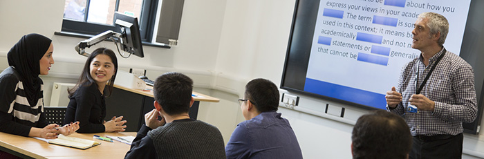 Pre-sessional English courses