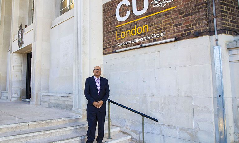 Sultan Taylor at the CU London campus