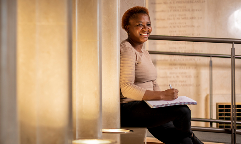 CU London student Geenette Lidaka