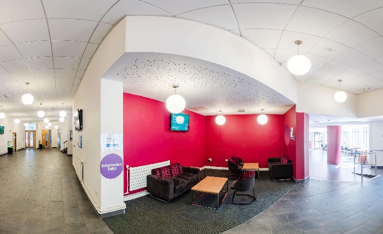 interior view of the George Eliot building