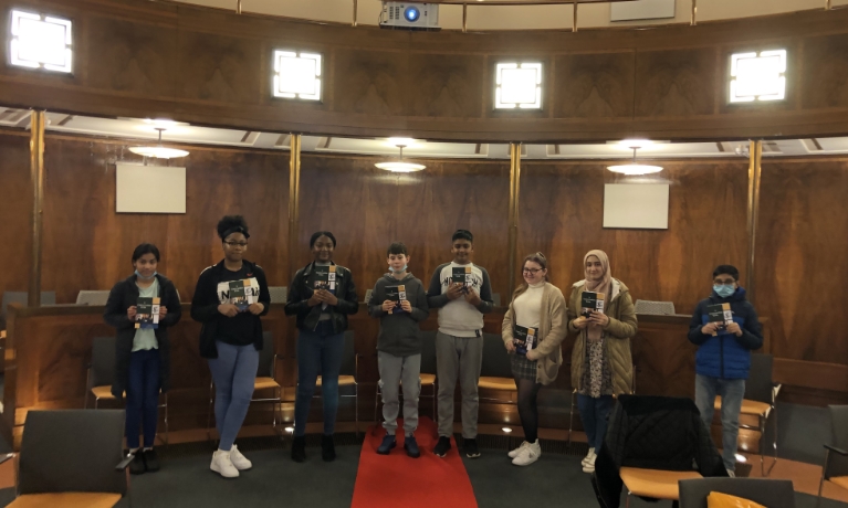 Young writers host a book launch in the Reading Room at Dagenham