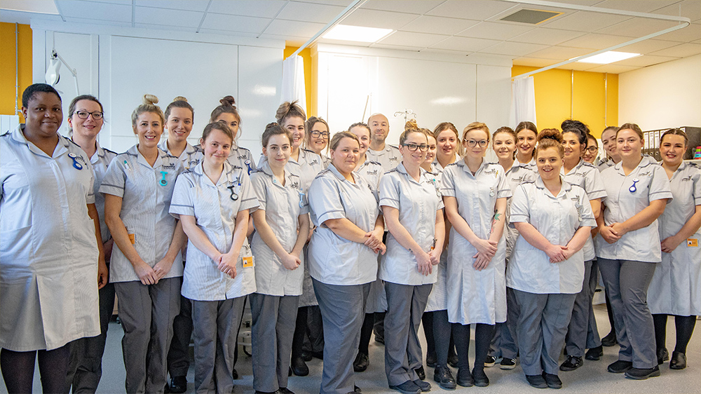 A class full of Adult Nursing students