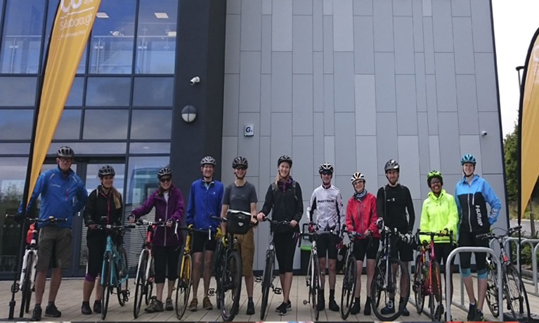 CU Scarborough links with Coventry University via Cycle Challenge