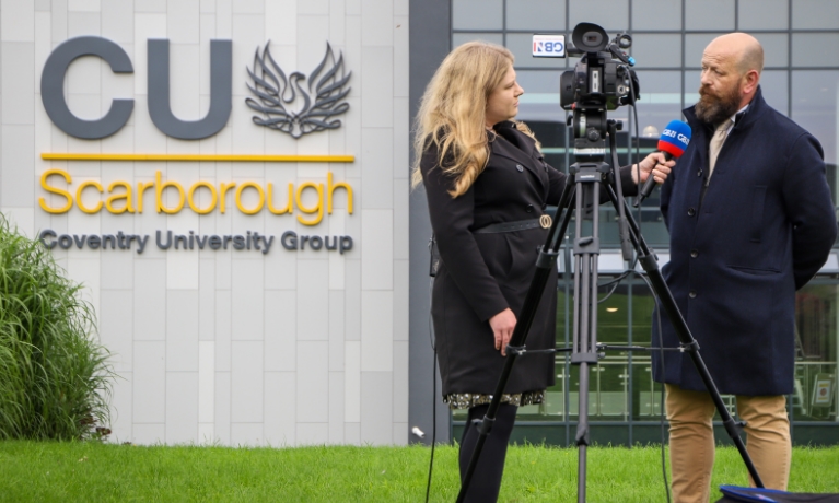 Sam Freeman, CU Scarborough student and ex-soldier