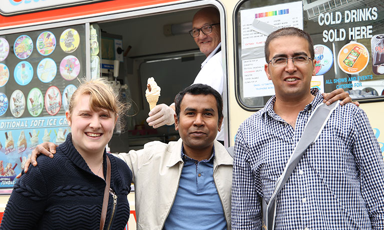 Ice cream at CU Coventry's community day