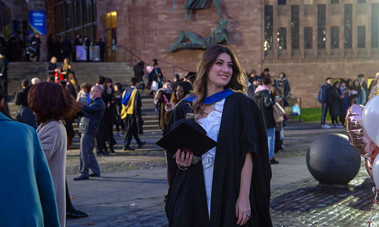 CU Coventry students celebrate at graduation ceremony