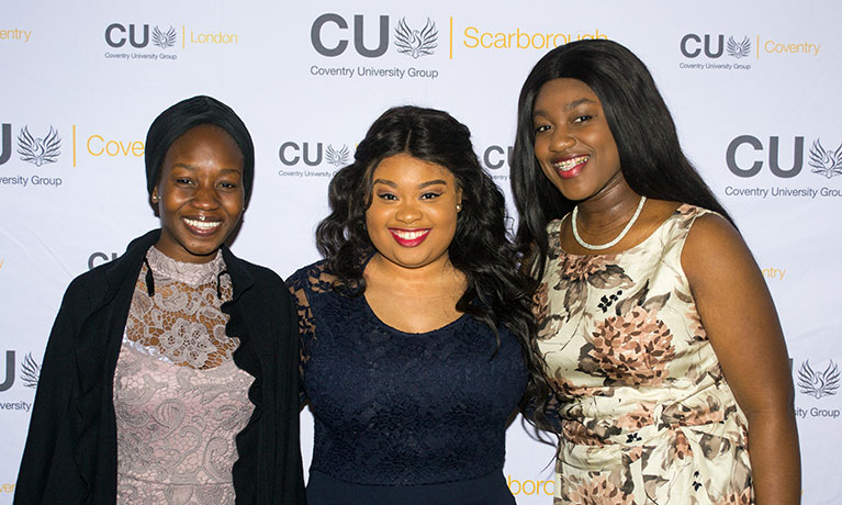 Winners at CU Coventry Student Awards 2018