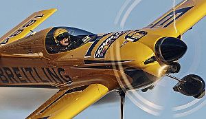 Nigel's Breitling Racing Team aircraft