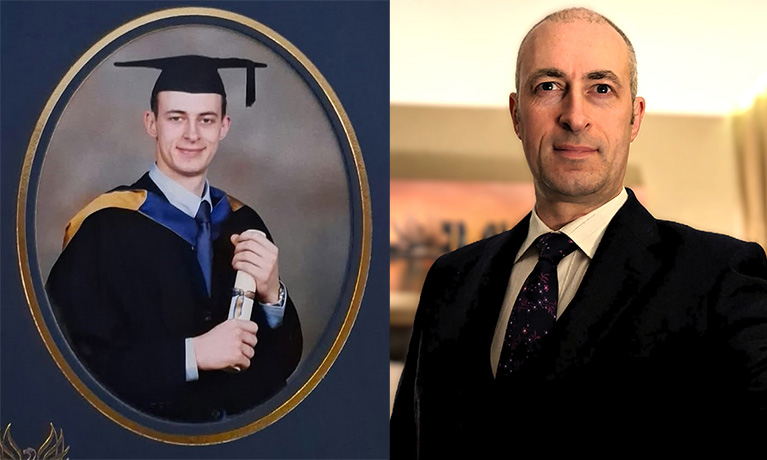 Alex Richardson graduating and now