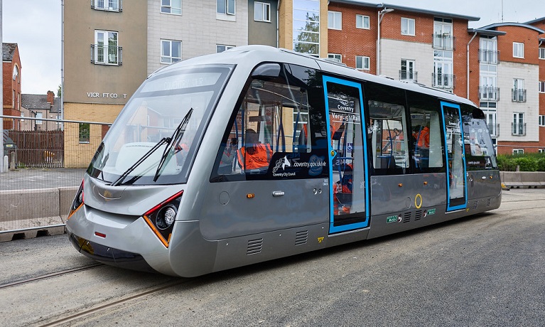 Very Light Rail route to Coventry University’s Technology Park to showcase city’s transport future