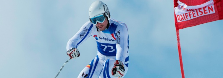 Someone skiing