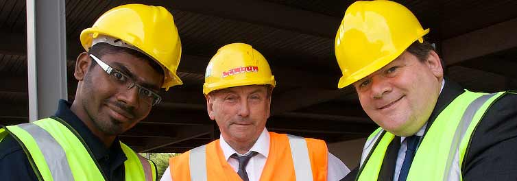 Topping out takes place at the UK's first 'Faculty on the Factory Floor'