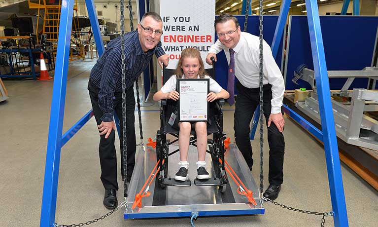 Coventry University engineers bring child’s design to life