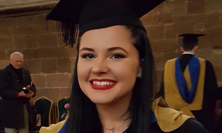 Paige Kendall Duckenfield at her graduation