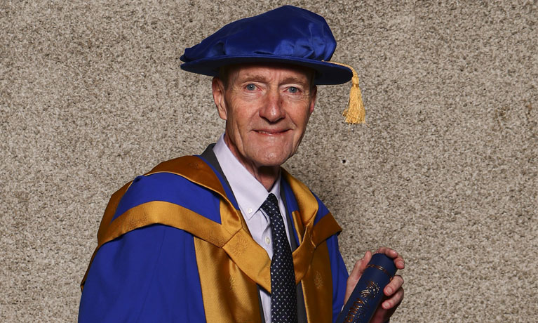 Jack Reacher author Lee Child received an Honorary Doctorate from Coventry University at a ceremony at Coventry Cathedral
