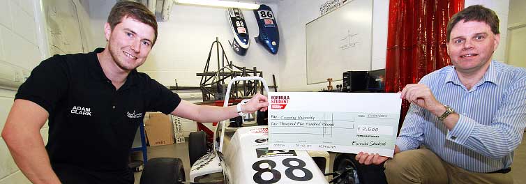 Award helps student racers charge up their Silverstone challenge