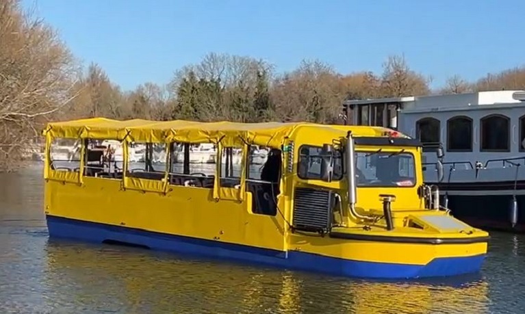 Amphibious electric buses among green technology on show at Coventry University’s Institute for Advanced Manufacturing and Engineering
