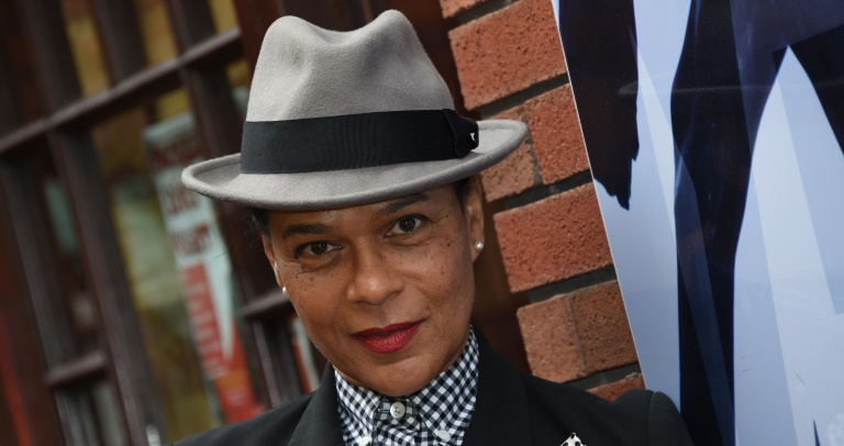 A close-up portrait of Pauline Queen of Ska