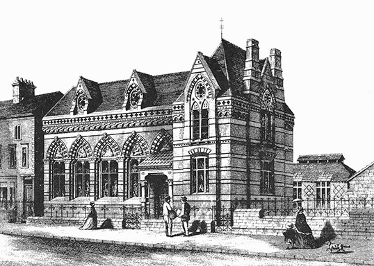 Coventry School of Art, in Ford Street, in 1863.