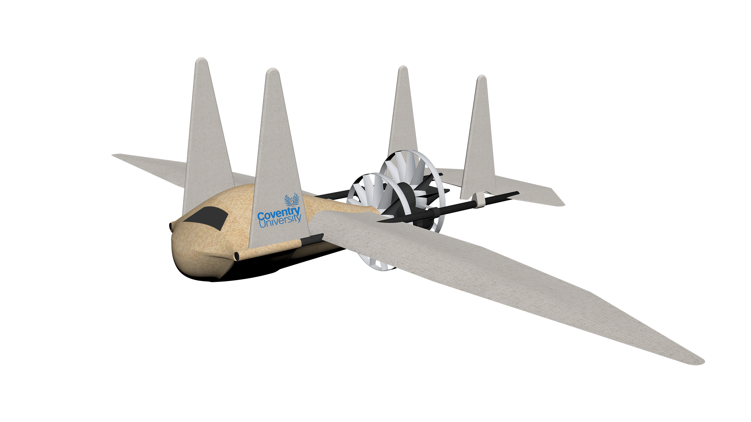 The simulation of Frederick Lanchester's plane