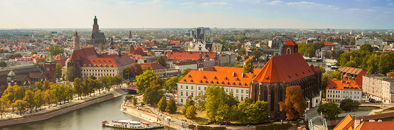City view of Wroclaw